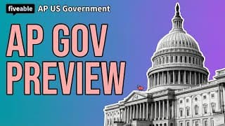 AP US Government - Cram Session Preview: MCQs & FRQs