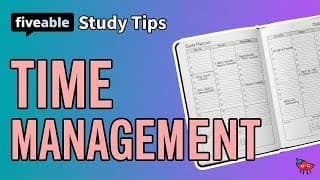 AP Human Geography - Time Management & Organization