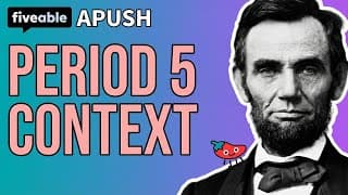 APUSH - Period 5: Civil War & Reconstruction