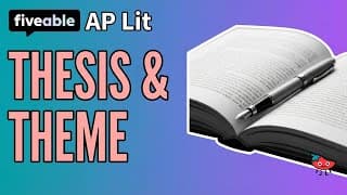 AP Lit - Thesis & Theme Statements