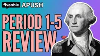 APUSH - Periods 1-5 Review: Colonial Era to Early Republic