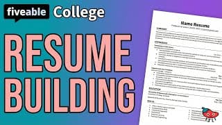 College Program - Resume Building & Professional Tips