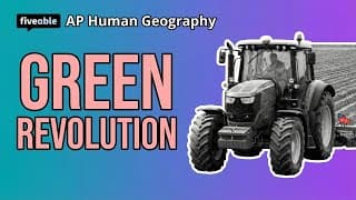 AP Human Geography - Green Revolution