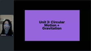 AP Physics 1 CRAM – Units 3-4: Circular Motion & Energy