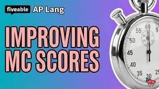 AP Lang - MC Strategies & Timed Practice