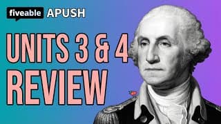 APUSH - Units 3 & 4 Review: Revolution to Early Republic