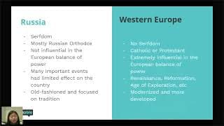 AP European History - Absolutist Russia & Peter the Great