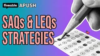 APUSH CRAM – SAQs, LEQs & Exam Strategies
