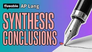AP Lang - Synthesis Essay Conclusions