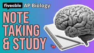 AP Biology - Note Taking & Study Strategies