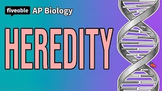 AP Biology CRAM – Unit 5: Heredity & Genetics