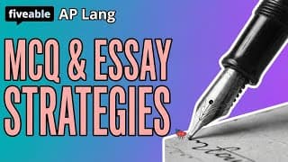 AP English Language CRAM – MCQ, Rhetorical Analysis & Essays