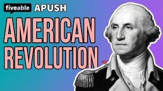 APUSH CRAM – American Revolution: Causes to Independence