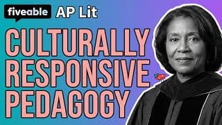 AP Literature - Culturally Responsive Pedagogy