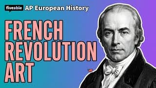AP European History - French Revolution & Neoclassical Art
