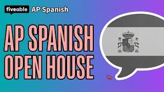 AP Spanish Language - Course Overview & Exam Prep