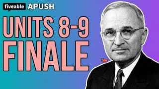 APUSH CRAM – Units 8-9: Cold War & Civil Rights