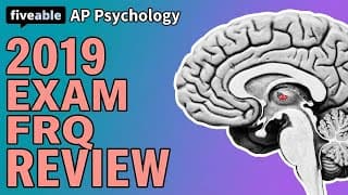 AP Psychology - 2019 Exam Review: FRQs