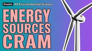 AP Environmental Science CRAM – Energy & Resources