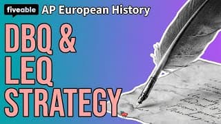 AP European History - Q&A: DBQs, LEQs & Exam Strategy