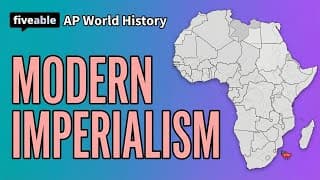AP World History - Unit 6 Review: Modern Imperialism