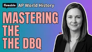 AP World History - Mastering the DBQ