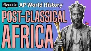 AP World History - Post-Classical Africa Review