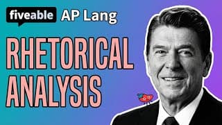 AP Lang - Rhetorical Analysis: Reagan's Challenger