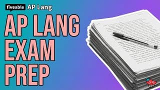 AP English Language - Exam Prep & Essay Strategies