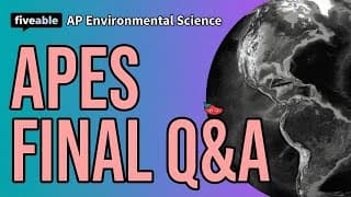 AP Environmental Science - Q&A: Energy, Cycles & Exam Prep