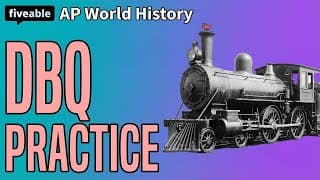 AP World History - DBQ Practice: Railroads & Imperialism