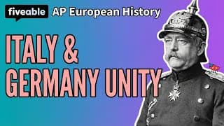 AP European History - Unification of Italy & Germany