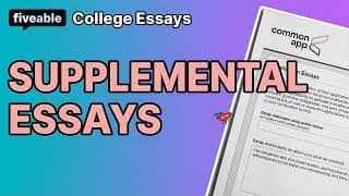 College Essays - Supplemental Essay Strategies & Tips