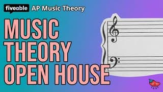 AP Music Theory - Course Overview & Exam Strategies
