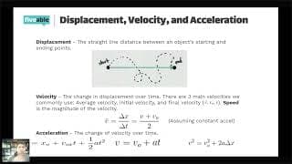 AP Physics 1 CRAM – Kinematics & Projectile Motion