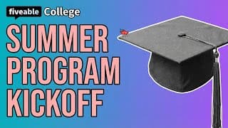 College Prep - Summer Program: Courses & Mentorship
