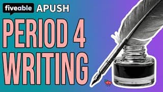 APUSH - Period 4: Writing SAQs & LEQs