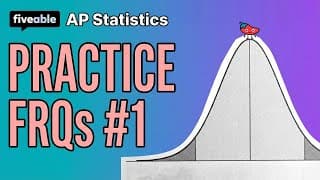 AP Statistics CRAM – FRQs: Probability & Inference