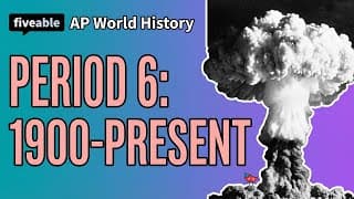 AP World History - Period 6: Conflicts & Decolonization
