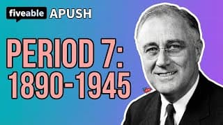 APUSH - Period 7 Review: Imperialism to WWII