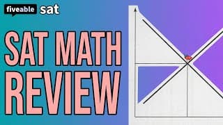 🍎 SAT Math CRAM – Problem Solving & Heart of Algebra