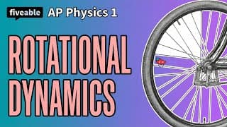 AP Physics 1 - Rotational Dynamics: Torque & Angular Motion