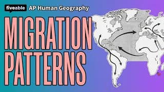 AP Human Geography - Migration: Push & Pull Factors