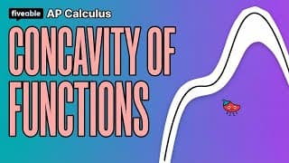 AP Calc - Concavity & Inflection Points