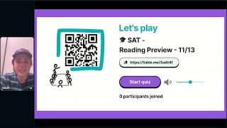 SAT Reading CRAM – Passage Strategies & Question Types