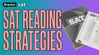 SAT - Reading Strategies & Passage Types