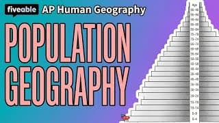 AP Human Geography - Unit 2: Population & Demographics
