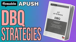 APUSH CRAM – DBQ Strategies & Document Analysis