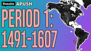 AP United States History - Period 1 (1491-1607)