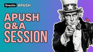 APUSH - Q&A: Spanish Flu, New Deal & Manifest Destiny